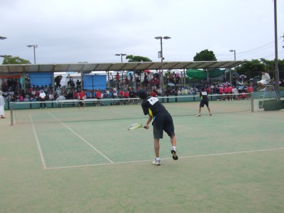 八代中男子ソフトテニス